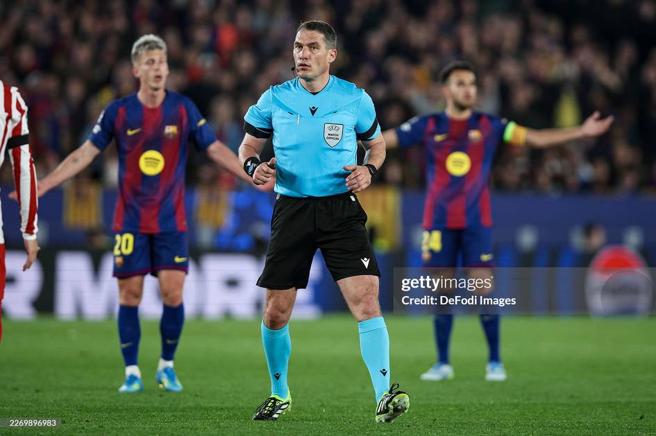 “Barselona” — “Atletiko” bahsida ishlagan hakam musobaqadan chetlatildi